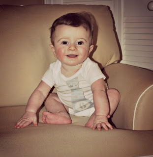 Braydon is 6 months old..HOLY COW!!!!