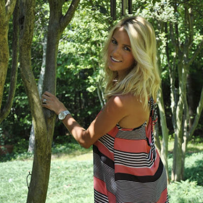 Striped Hi-low Dress