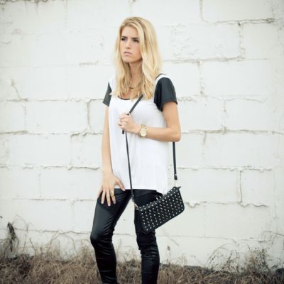 Black and Gold Sporty Chic