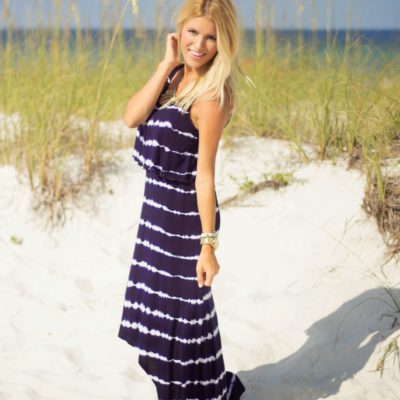 Blue and White Stripes