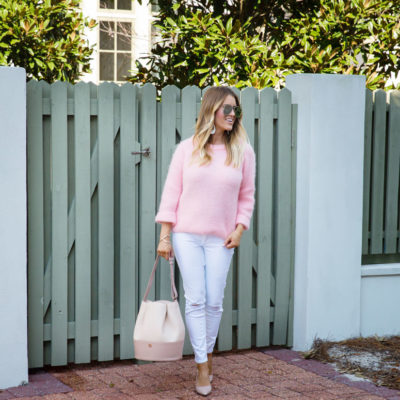 Blush and White Combo