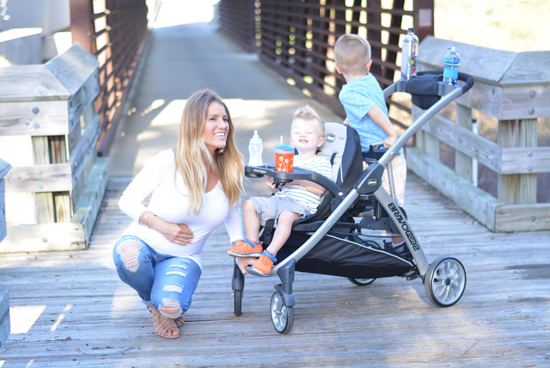 Chicco bravo for 2 double sales stroller zinc