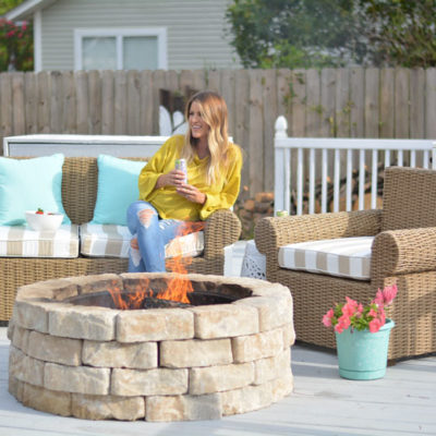 Outdoor Refresh Around The Fire Pit