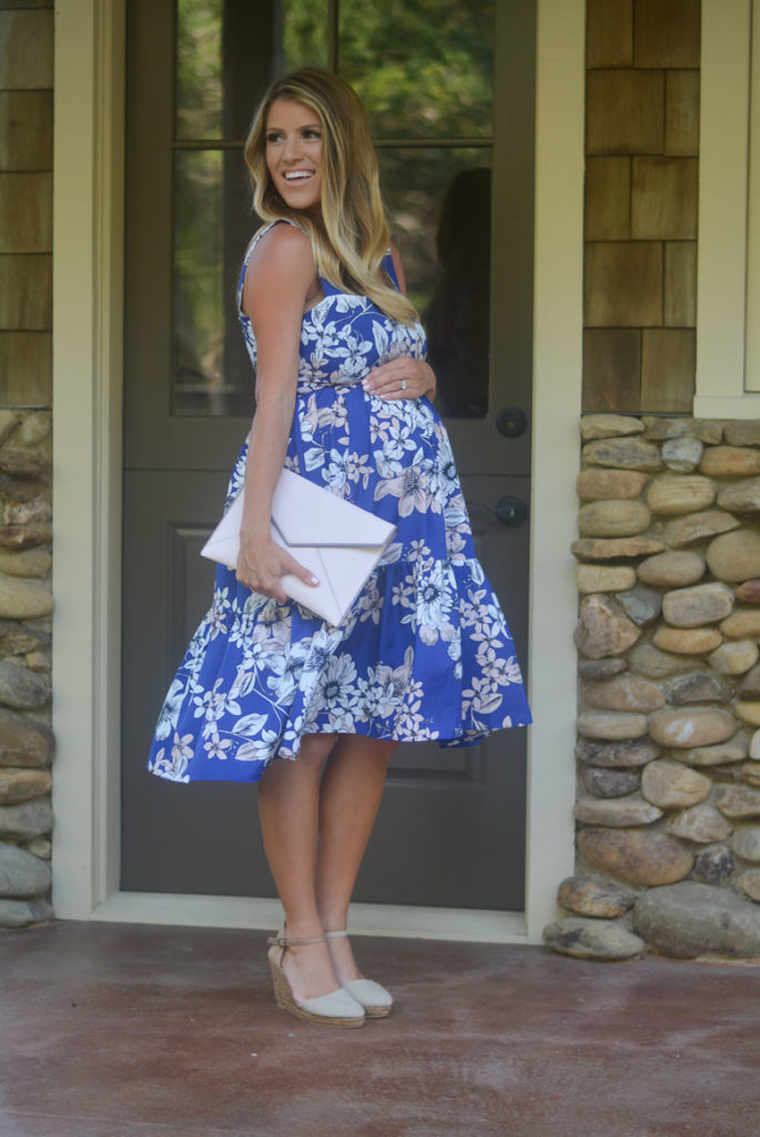 Floral Dress + Charli's Birth Story | Lipstick Heels and a Baby