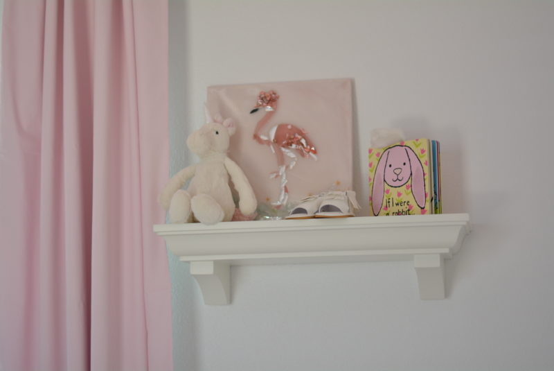 Flamingo and unicorn nursery