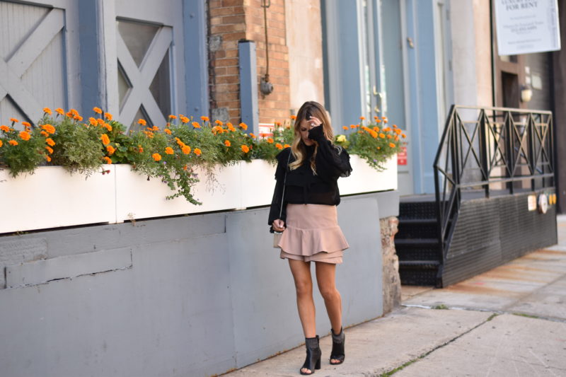 Neutral City Chic Fall Outfit. NYFW