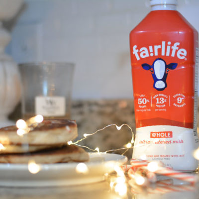 Christmas Morning Peppermint Protein Pancakes