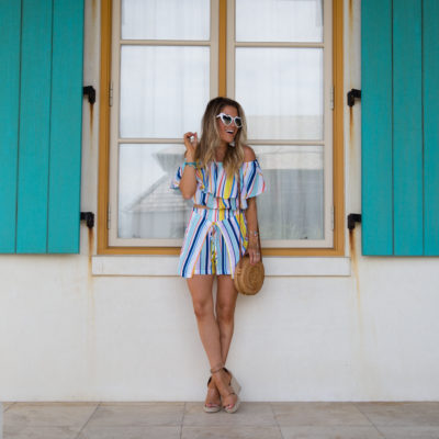 Two piece summer rainbow set