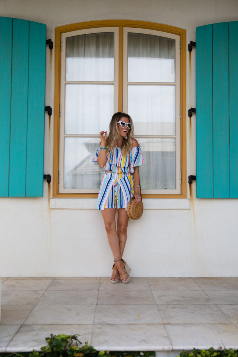 Two piece summer rainbow set