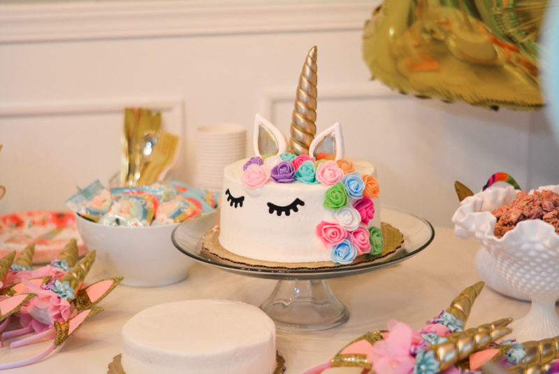 Unicorn theme birthday party