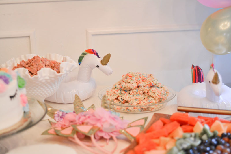 Unicorn theme birthday party