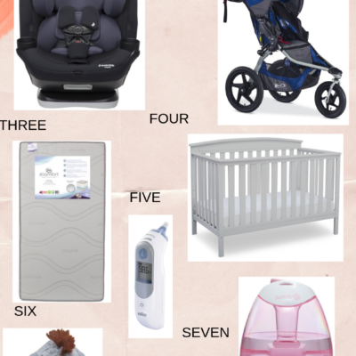 Baby items you will use until they are 5