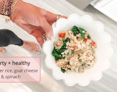 Healthy + Hearty Cauliflower Rice