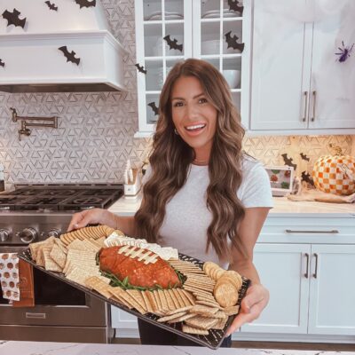 Game Day Cheese Ball Recipe + Fall Outfits